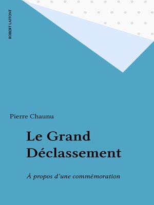 cover image of Le Grand Déclassement